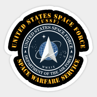 United States Space Force - Space Warfare Svc Sticker